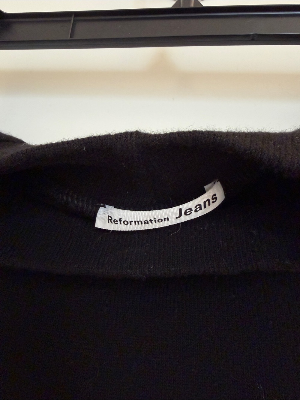 Reformation Kelly Turtleneck Sweater (Black)